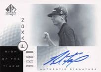 Brad Faxon Sign Of The Times Hand Signed 2001 SP Golf Autograph Card