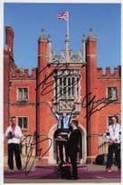 Bradley Wiggins Tony Martin Chris Frome Olympic Cycling Medal 12x8 Hand Signed Photo