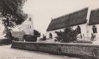 Bramfield Church Suffolk Vintage Real Photo Postcard