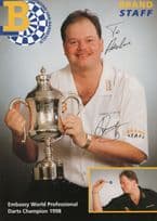Brand Staff 1988 Embassy World Darts Champion Hand Signed Photo