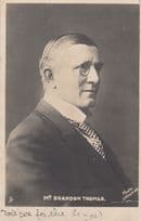 Brandon Thomas Charleys Aunt Liverpool Shakespeare Victorian Actor Old Postcard