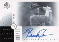 Brandt Jobe Sign Of The Times Hand Signed 2001 SP Golf Autograph Card