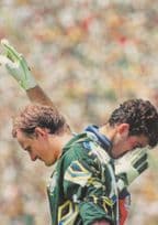 Brazil Italy 1994 Football World Cup Taffarel Shock Postcard