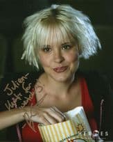 Brea Grant Heroes Rare In Person Hand Signed 10x8 Photo