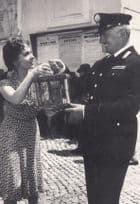 Bread Love & Jealousy Gina Lollobrigida Luigi Comencini Military Movie Postcard