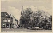 Breda Mauritstraat Holland Dutch Real Photo St Josephtoren Postcard