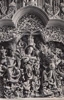 Breisacher Stephansmünster Kiche 1526 Religious Statue Real Photo Old Postcard