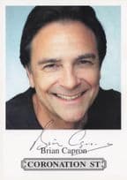 Brian Capron Coronation Street Printed Signed Cast Card Photo