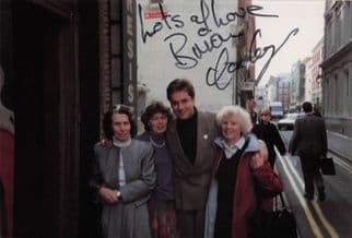 Brian Conley & Eastenders Cast Amazing Private Hand Signed Photo
