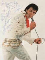Brian Lee Epic Elvis Presley Singer FULLY Hand Signed Photo & More