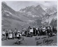 Brian Robinson British Cyclist Champion 1955 Tour De France 10x8 Hand Signed Photo