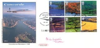 Brian Walpole Concorde Over Manhattan LTD EDN OF 1 Hand Signed FDC