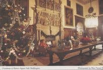 Bridlington Burton Agnes Hall Christmas Tree Yorkshire Postcard