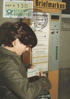 Briefmarken German Electronic Posting FDC Letter Post Machine Postcard