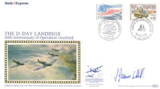 Brigadier James Hill  D-Day WW2 Landings Hand Signed Benham FDC