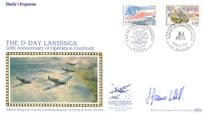 Brigadier James Hill D-Day WW2 Landings Hand Signed Benham FDC