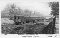 Brighton 2944 Train at Wandsworth Common in 1952 Pamlin Prints Railway RPC Postcard