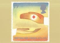 British Red Cross 125th Birthday Nurse RMPQ Anniversary Stamp Rare Postcard