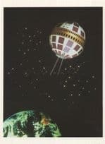 British Telecom First Telecommunications Satellite FDC Postcard