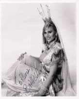 Britt Eckland Swedish Actress Get Carter Film 10x8 Hand Signed Photo