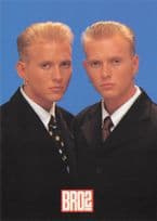 Bros Australian Boy Band Rare Reflex Marketing Music Photo Postcard