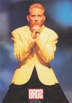 Bros Australian Boy Band Reflex Marketing 1989 Photo Postcard