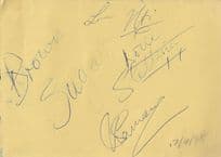Brown Sugar Soul II Soul Kofi 1970s Reggae Group Hand Signed Autograph
