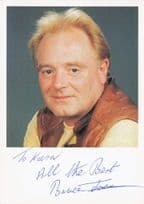 Bruce Jones as Les Battersby Coronation Street Hand Signed Cast Photo