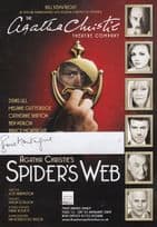 Bruce Montague in Agatha Christie Spiders Web Windsor Hand Signed Theatre Flyer