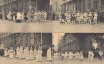 Bruges Procession De Sang Sang 4x Antique Postcard s