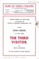 Bruno Barnabe Hammer Sinbad Film Thriller The Third Visitor Theatre Programme
