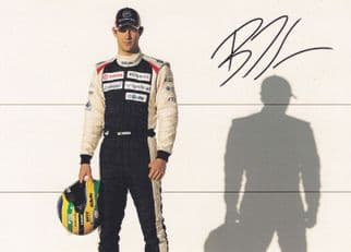 Bruno Senna Wiliams F1 Team Formula One 2012 Hand Signed Photo
