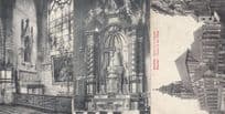 Bruxelles Eglise De Notre Dame Kapelle Eglise 3x Religious Antique Postcard