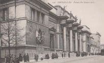 Bruxelles Palais Des Beaux Artes Mint Antique Belgium Postcard