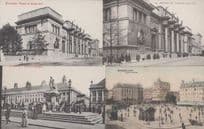 Bruxelles Palais Des Beaux Artes Place De Martyrs 4x Postcard s