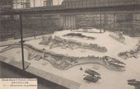 Bruxelles Prehistoric Dinosaurs As Maps WW1 Antique Belgium Postcard