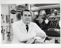 Bryan Mosley Alf Roberts Grocers Store Coronation Street Press Photo
