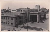 Bucharest Gare De Nord Station Roumania Antique RPC Postcard