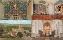 Buckfast Abbey The Blessed Sacrament 4x 1960s Postcard s