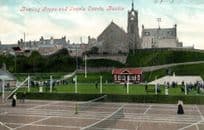 Buckle Tennis Courts Bowling Green Keith Scotland Rare Postcard Please Read
