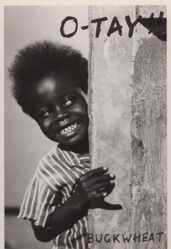 Buckwheat OTay Smiling African American Boy Comic Postcard