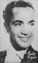 Buddy Rogers Jazz Big Band Leader Musician Printed Signed Old Postcard