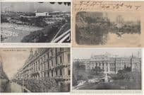 Buenos Aires 4x Antique Postcard Bundle
