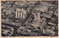 Buenos Aires Vista Aerea City Hotel South American Old Postcard