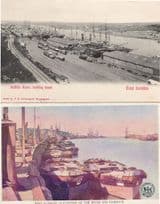 Buffalo River East London South Africa 2x Old Postcard s