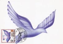 Bundesrepublik Deutschland 1988 Tag De Briefmarke Bird FDC Postcard