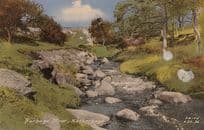 Burbage Moor Derby 1960s Postcard