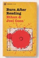 Burn After Reading Ethan Joel Coen Film Movie As Rare Old Book Cover Postcard
