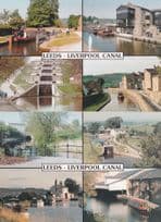 Burnley Weavers Triangle Pub Foulridge Liverpool Leeds Canal 2x Postcard