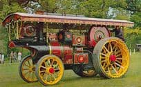 Burrell Traction Engine 3586 Exhibition Exhibit Hampshire Built 1914 Postcard